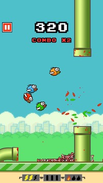 Flappy Crush - 飛行終結(jié)：粉碎小鳥游戲截圖1