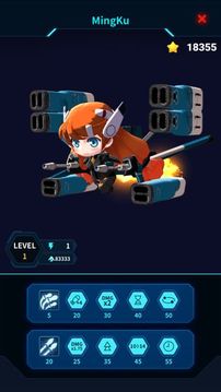 Girls Fleet – shooting game游戲截圖3