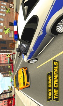 警車(chē)追逐3D游戲截圖1