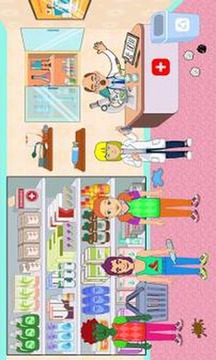 Pretend Play in Hospital Fun Town Life Story游戲截圖3