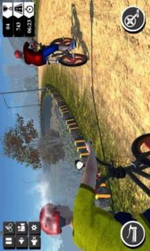 山地车下坡BMX自行车比赛和四特技游戏截图3