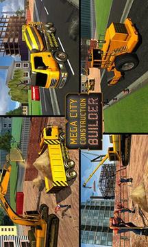 Mega City Construction Builder游戲截圖2