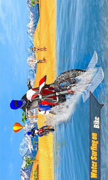 水沖浪自行車比賽游戲截圖5