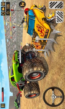 3D 盛大 怪物 卡车 特技 司机游戏截图2
