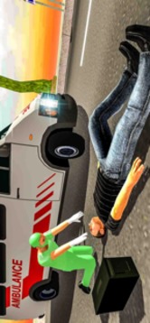 城市瘋狂救護車游戲截圖3
