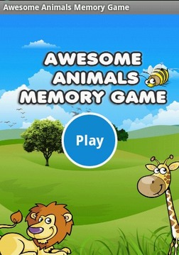 Awesome Animals Memory Game游戲截圖1