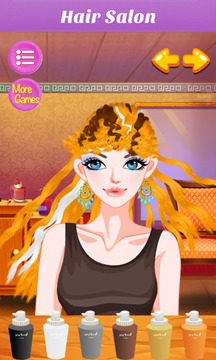 Hollywood Fashion Hair Salon游戲截圖2