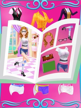 Highschool Girl Makeover - Makeup & Dress up Salon游戲截圖2