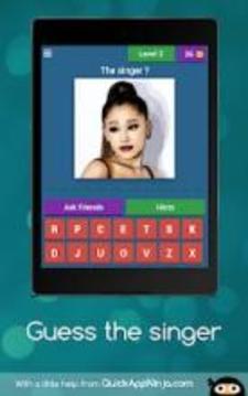 Music quiz - Guess the singer游戲截圖4
