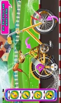 Multi Tricycle Wash Salon: Repair & Design Game游戲截圖5