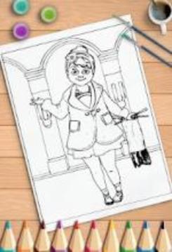 Grandma Drawing ColorBook游戲截圖1