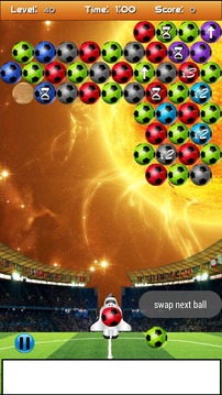 Galaxy Football Bubble游戲截圖5