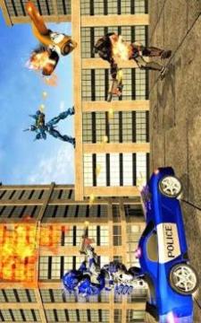 US Police Robot War Multi Robot Transformation游戲截圖3