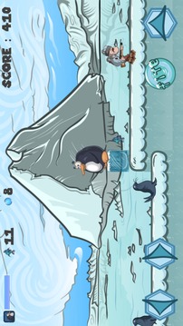 Penguin Antarctic Run游戲截圖3