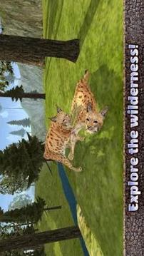 Lynx Family Wildlife Survival Simulator游戲截圖3