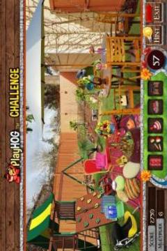 Hidden Object Games Messy Backyard Challenge # 320游戲截圖2