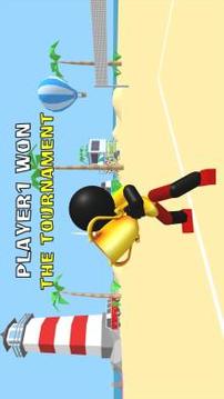 Stickman Beach Volleyball游戲截圖4
