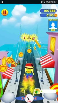 Banana Minion : Subway legend Rush游戲截圖2