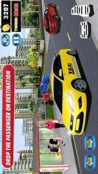 New York Yellow Cab Taxi Driver 2018游戲截圖2