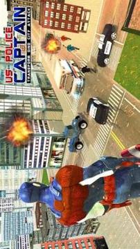 Super Captain Hero Flying Robot Rescue Mission游戲截圖2
