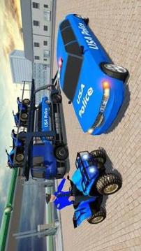 US Police ATV Quad: Transporter Game游戲截圖4