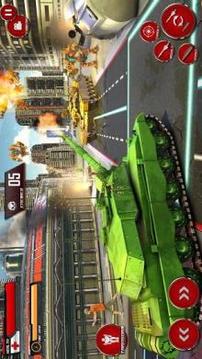 Transforming Robot Tank Simulator US Army War Game游戲截圖5