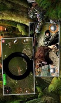 Jungle Hunter 3D ★ Sniper Kill with DINOSAURS游戲截圖3