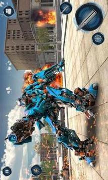 Transform Robot US Police Cop Dog Airport Security游戲截圖2