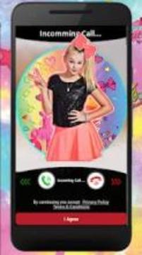 Best CALL & CHAT For jojosiwa - Jojosiwa joke call游戲截圖2