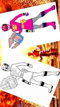 coloring book for power rangers游戲截圖3