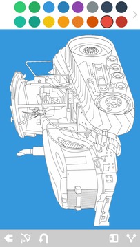 Tractors Coloring Pages Game游戲截圖4
