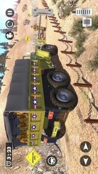 Offroad US Army Truck Driving: Military Transport游戏截图2