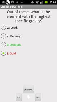 Science Bowl Quiz Free游戲截圖3