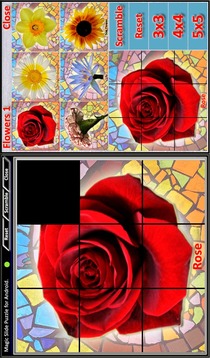 Magic Slide Puzzle Flowers1游戲截圖2