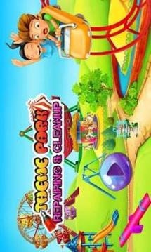 Theme Park Cleaning Repair: Build Water Playground游戲截圖1