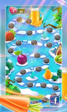 Smoothies Smash Detox Fun: Fruit Swipe Game游戲截圖3