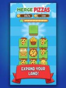 Merge Pizza - Kawaii Idle Evolution Clicker Game游戲截圖1