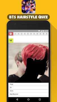 BTS Hairstyle Kpop Quiz Game游戲截圖4