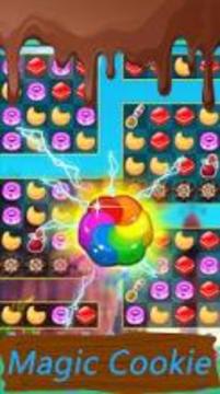 Cookie Paradise : Free Crush & Jam Game游戲截圖1