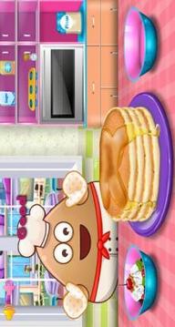Pou Cooking Pancakes游戲截圖2