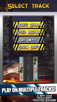 Spy Car Road Riot Traffic Race游戲截圖5