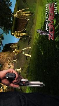 Jnugle Survival Zombie Attack Shooting游戲截圖4