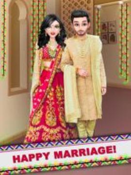 Indian Wedding And Indian Royal Bride Makeovergame游戲截圖4