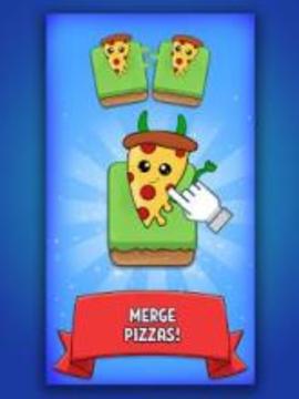 Merge Pizza - Kawaii Idle Evolution Clicker Game游戲截圖3