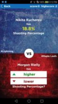 NHL Trivia : Higher or Lower Game Edition游戲截圖5