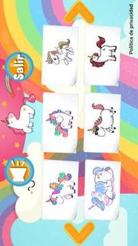 Unicornios para colorear y pintar游戲截圖3
