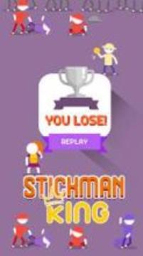 Stickman King : Ping Pong游戲截圖1