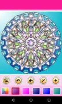 Coloring Book - Mandala HD游戲截圖3
