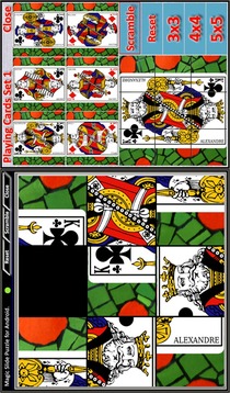 Magic Slide Puzzle P. Cards 1游戲截圖1
