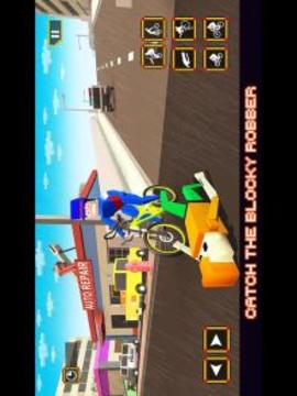 Blocky Cops Police Bicycle游戲截圖1
